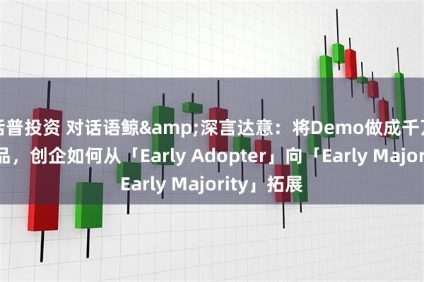 括普投资 对话语鲸&深言达意：将Demo做成千万级用户产品，创企如何从「Early Adopter」向「Early Majority」拓展