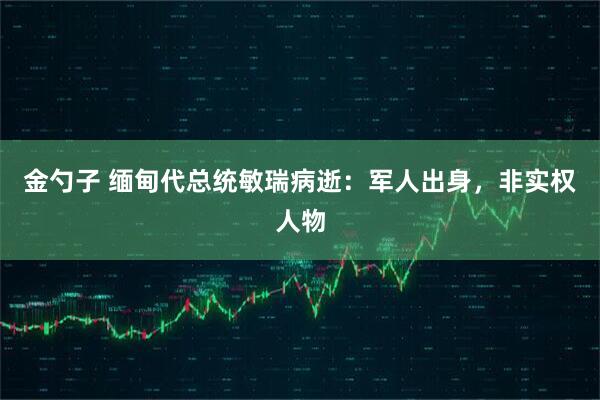 金勺子 缅甸代总统敏瑞病逝：军人出身，非实权人物