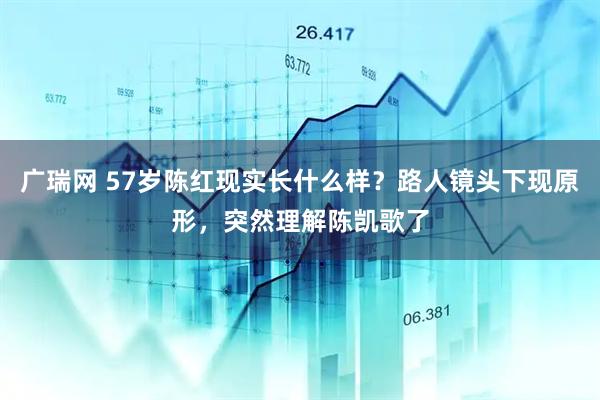 广瑞网 57岁陈红现实长什么样？路人镜头下现原形，突然理解陈凯歌了